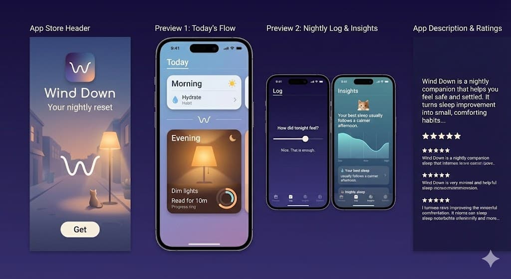 Wind Down app preview